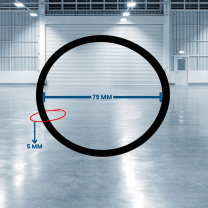 Batch coding machine sealing ring