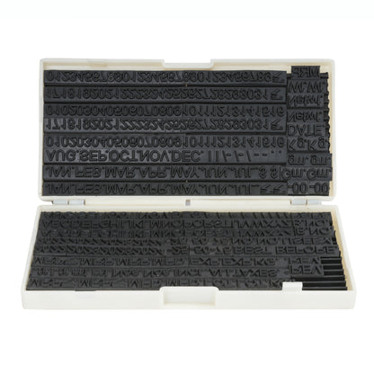 SMART PACK Rubber Type Letter Set Size 6 MM  For Hand Batch Coding Machine