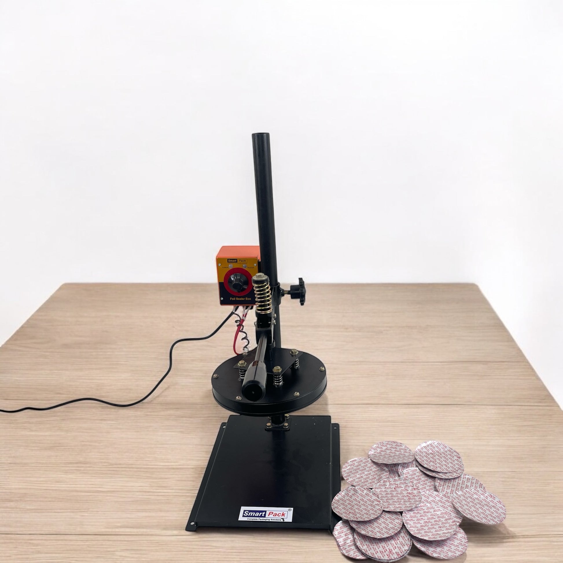 Food container foil sealing machine