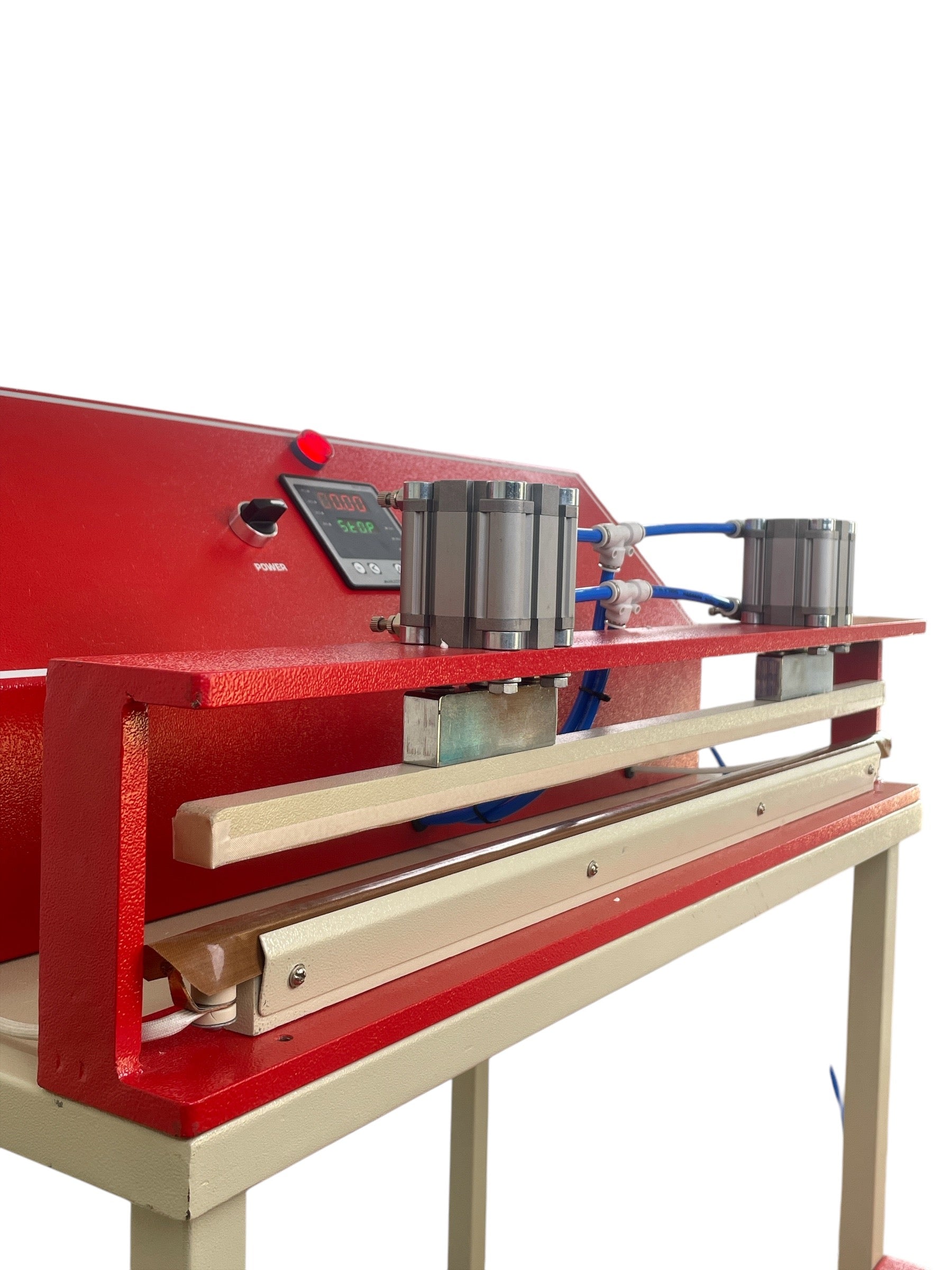 Horizontal pneumatic sealing machine