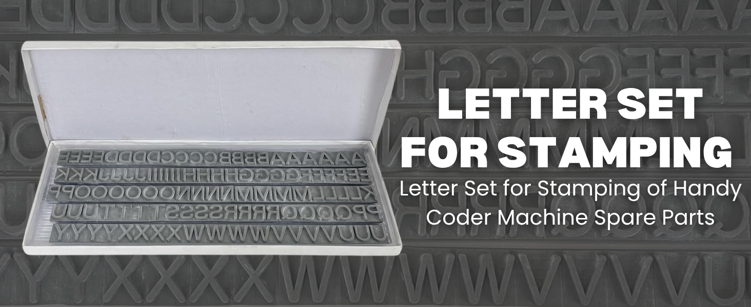 Letter Set for Handy Coder Machine 39mm