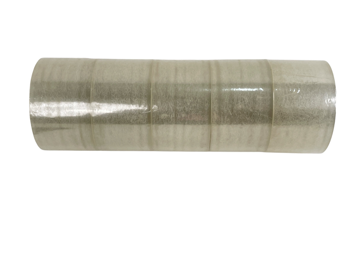 Adhesive BOPP Transparent Tape for Packaging 1 Roll in 5 PCS Size 2.5" X 55 M