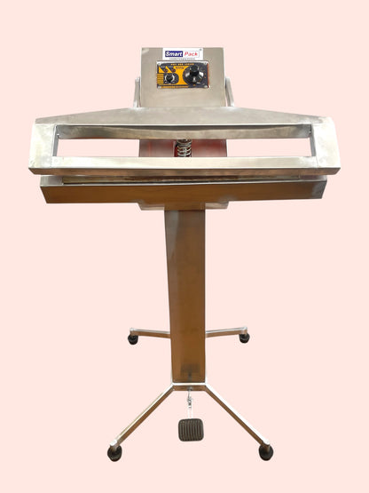 pedal operated sealing machine for packaging