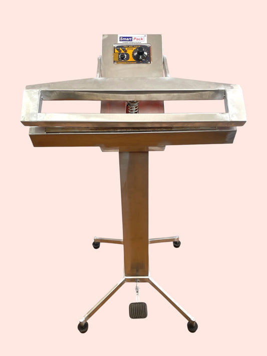 pedal operated sealing machine for packaging