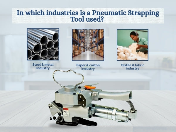 Pneumatic Strapping Tool for PET Strap