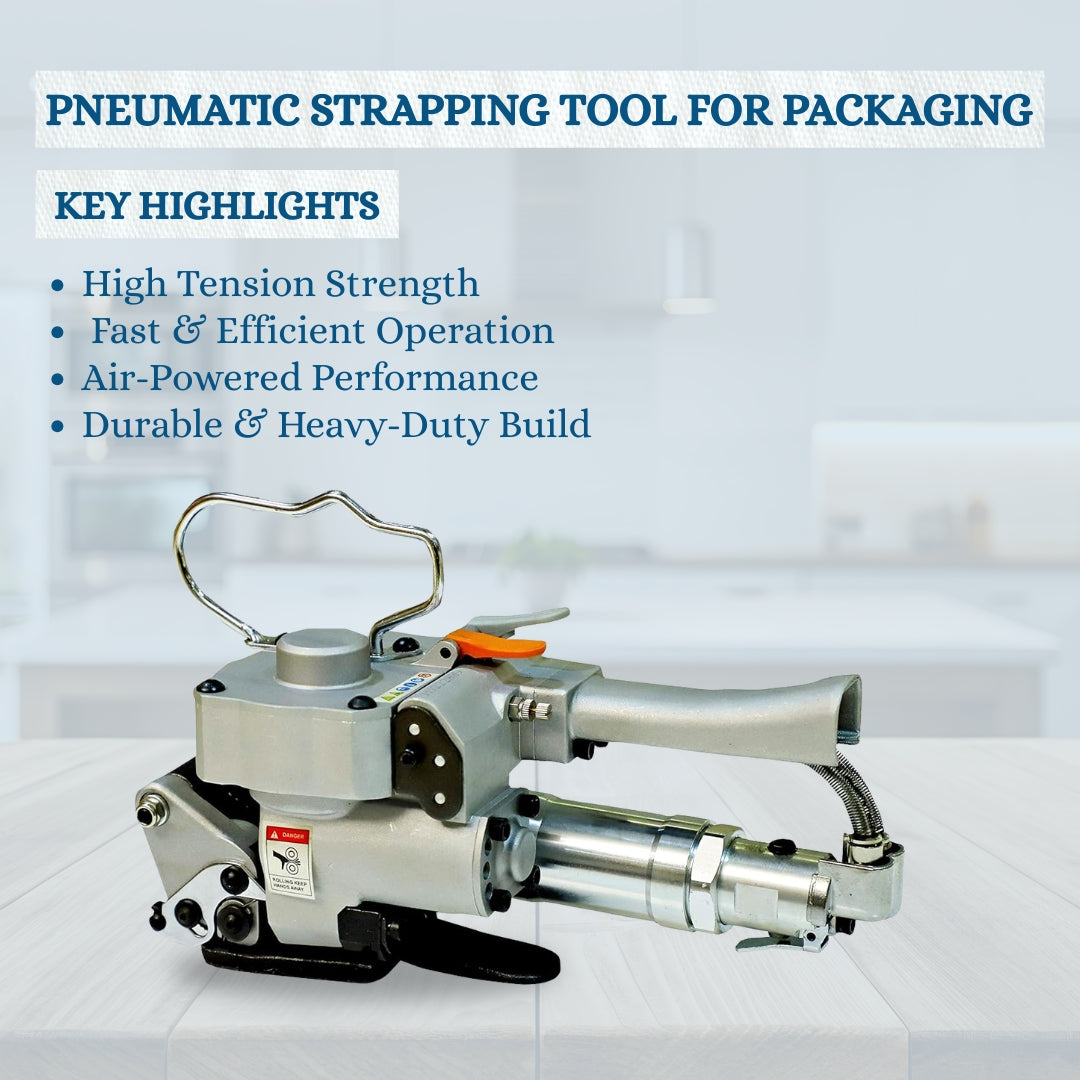 Pneumatic Strapping Tool for PET Strap