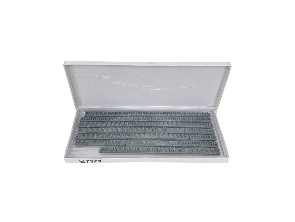 Premium 8MM Rubber Letters for Batch Coding Machines – Smart Pack Shop