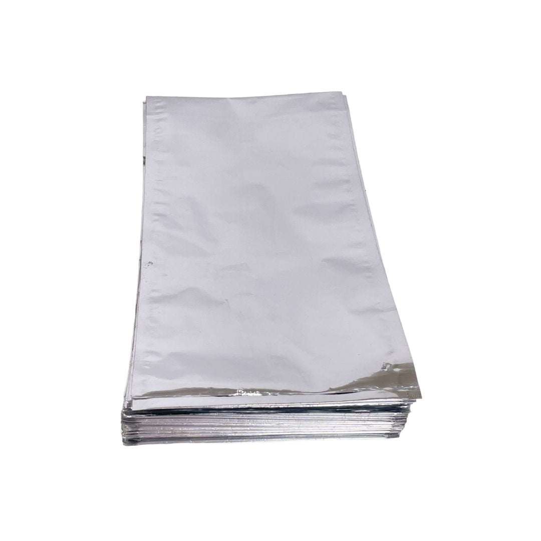 Silver packaging bags pack of 100