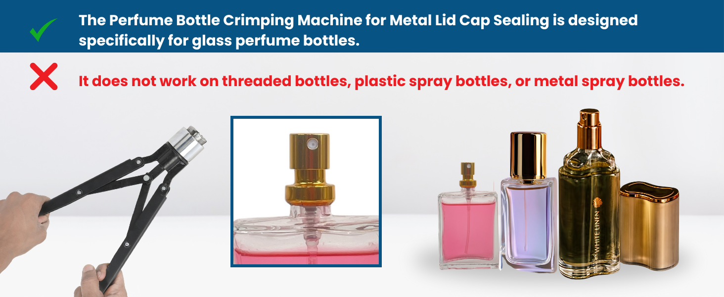 Perfume Bottle Crimping Machine 20 MM