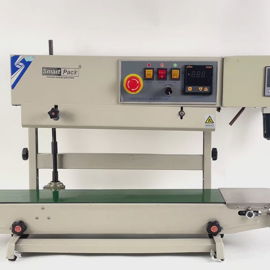 Vertical Type Band Sealer Machine with Nitrogen Flush