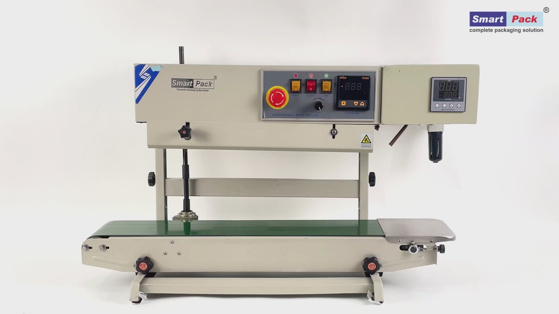 Vertical Type Band Sealer Machine with Nitrogen Flush
