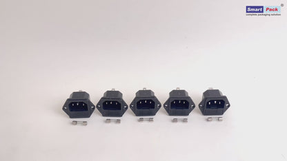 Power socket with fuse for band sealer