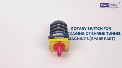 Rotary switch for shrink tunnel machine