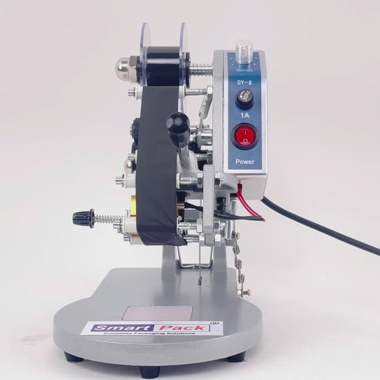 Manual ribbon batch coding machine