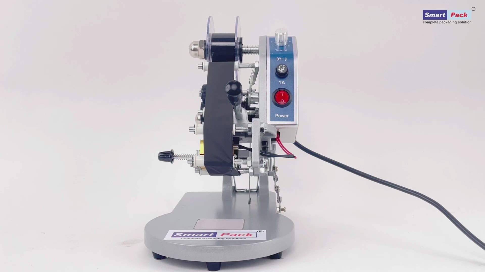 Manual ribbon batch coding machine