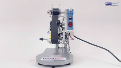 Manual ribbon batch coding machine