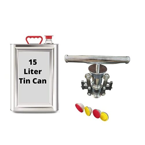 Plastic Spout Cap 15 Liter Tin Can for Sealing Yellow and RED