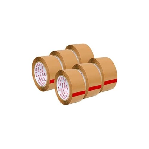 BOPP Brown Tape for Home/Office/Industrial Packing Use Pack of 5 (2″X 55 Meter)